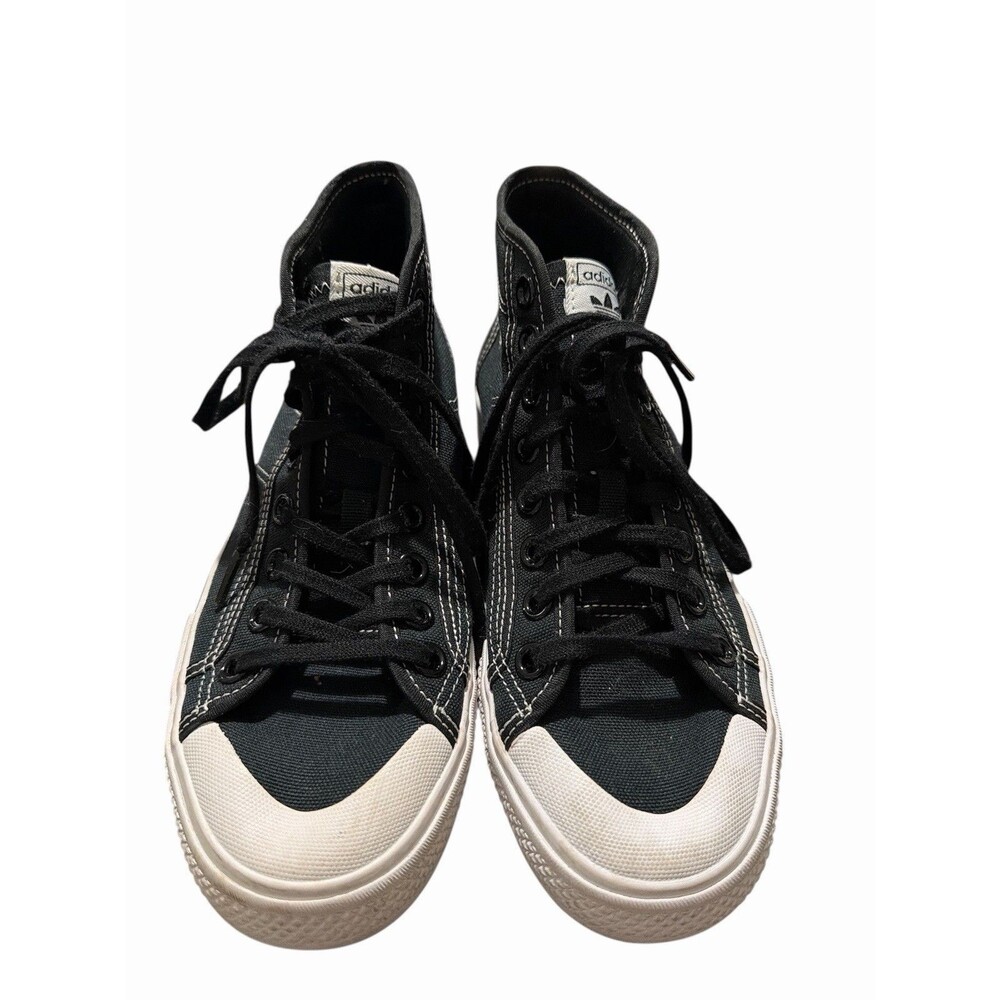 Adidas Originals Women's Nizza Trek Black White Sneaker Boots Shoes Size 6.5 - Picture 3 of 7